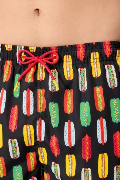 Bañador Médio Ysabel Mora Estampado Hot Dog. Coleção Yumy