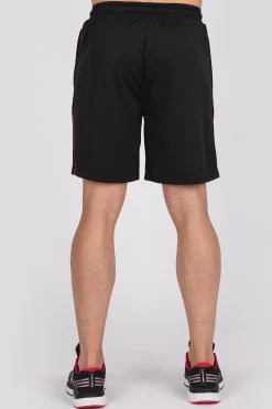 Bermuda Calção Joma Classic Preto Vermelho