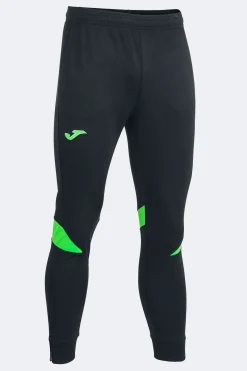 Calça Comprida Joma Championship VI Preto Verde Fluorescente