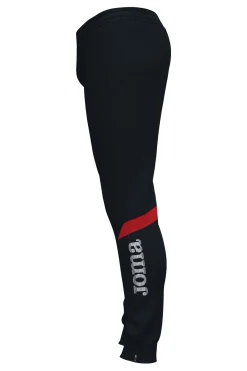 Calça Comprida Joma Championship VI Preto Vermelho