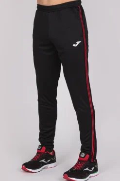 Calça Comprida Joma Classic Preto Vermelho