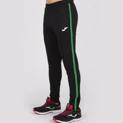 Calça Comprida Joma Classic Preto Verde Fluorescente