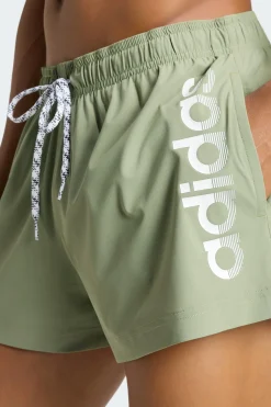 Calções De Banho De Malha Elástica Com Logótipo 3 Polegadas adidas