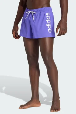 Calções De Banho De Malha Elástica Com Logótipo 3 Polegadas adidas