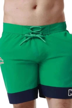 Calções De Banho Homem Kappa Logo Fuxom. Verde.