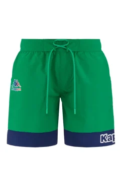 Calções De Banho Homem Kappa Logo Fuxom. Verde.
