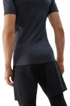 Calções De Corrida Respiráveis Homem 4f. Preto