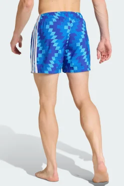Calções De Natação Com Grafismo Inspirado No Futebol — 12,7 CM adidas