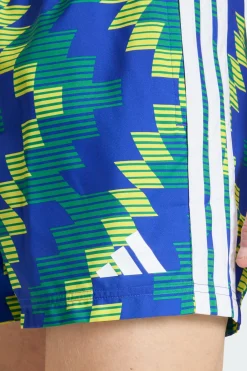 Calções De Natação Com Grafismo Inspirado No Futebol — 12,7 CM adidas