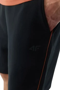Calções Em Algodão Desportivo De Homem 4f. Preto