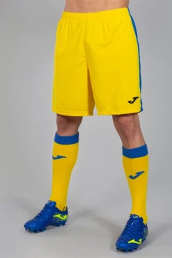 Calções Joma Tokio II Amarelo Azul Royal