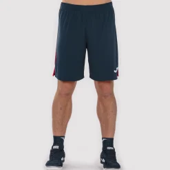 Calções Joma Tokio II Azul Marinho Vermelho