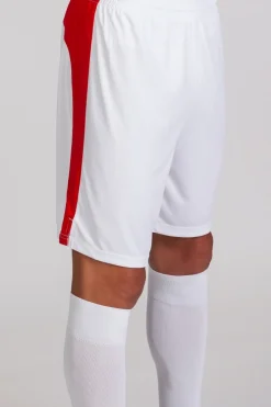 Calções Joma Tokio II Branco Vermelho