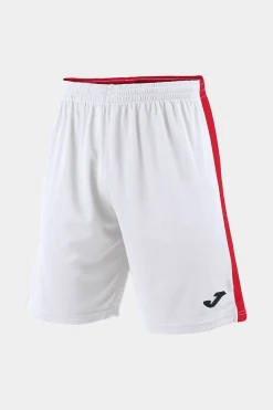 Calções Joma Tokio II Branco Vermelho