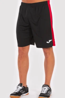 Calções Joma Tokio II Preto Vermelho