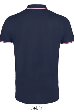Camisa Pólo De Listras Com Contraste Masculino Prestige
