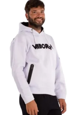 Camisola Com Capuz Homem Pádel Vibor-a Yarara. Branco