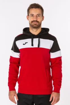 Camisola Com Capuz Joma Crew IV Vermelho Preto