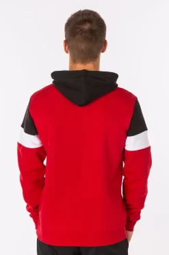 Camisola Com Capuz Joma Crew IV Vermelho Preto