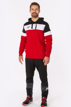 Camisola Com Capuz Joma Crew IV Vermelho Preto