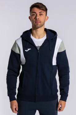 Casaco Com Capuz Joma Confort III Azul Marinho