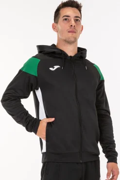 Casaco Com Capuz Joma Crew III Preto Verde Branco