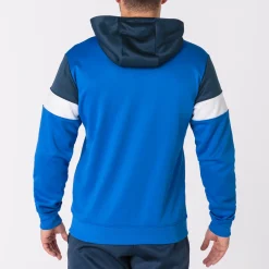 Casaco Com Capuz Joma Crew IV Azul Royal Azul Marinho