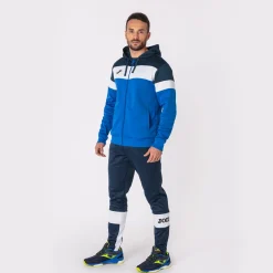 Casaco Com Capuz Joma Crew IV Azul Royal Azul Marinho