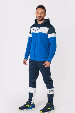 Casaco Com Capuz Joma Crew IV Azul Royal Azul Marinho