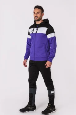 Casaco Com Capuz Joma Crew IV Roxo Preto