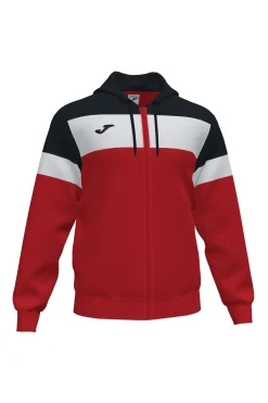Casaco Com Capuz Joma Crew IV Vermelho Preto