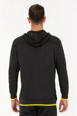 Casaco Com Capuz Joma Supernova Preto Amarelo