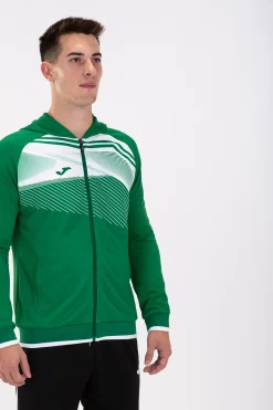 Casaco Com Capuz Joma Supernova II Verde Branco