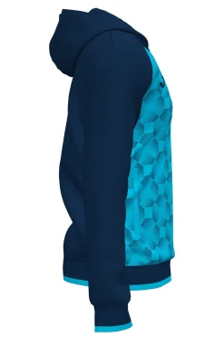 Casaco Com Capuz Joma Supernova III Azul Marinho Azul-turquesa Fluorescente