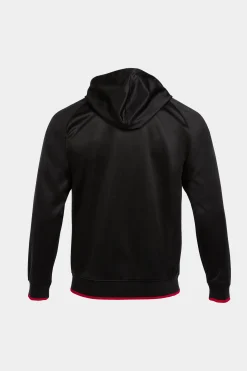 Casaco Com Capuz Joma Supernova III Preto Vermelho