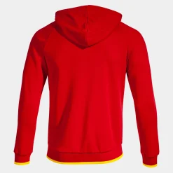 Casaco Com Capuz Joma Supernova II Vermelho Amarelo