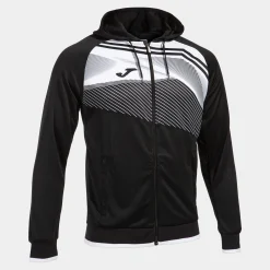 Casaco Com Capuz Joma Supernova II Preto Branco