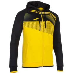 Casaco Com Capuz Joma Supernova II Amarelo Preto