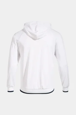 Casaco Com Capuz Joma Supernova II Branco Azul Marinho