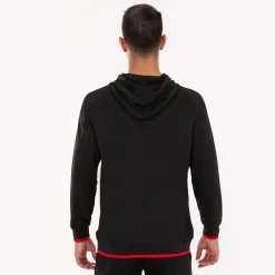 Casaco Com Capuz Joma Supernova Preto Vermelho