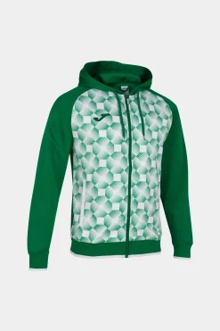 Casaco Com Capuz Joma Supernova III Verde Branco