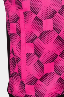 Casaco Com Capuz Joma Supernova III Preto Rosa Fluorescente