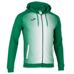 Casaco Com Capuz Joma Supernova Verde Branco