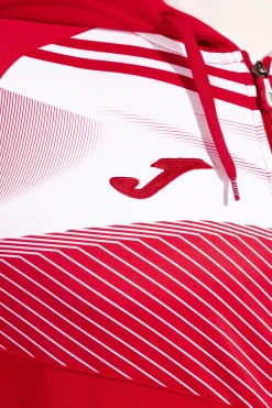 Casaco Com Capuz Joma Supernova II Vermelho Branco