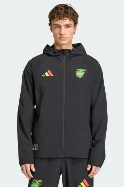Casaco Corta-vento De Viagem Tiro Da Jamaica X Bob Marley adidas