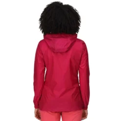 Casaco Impermeável De Chuva Mulher Regatta Pack It Iii Rosa