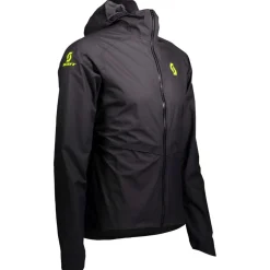 Casaco Impermeável Rc Run Wp Man Preto/amarelo Scott