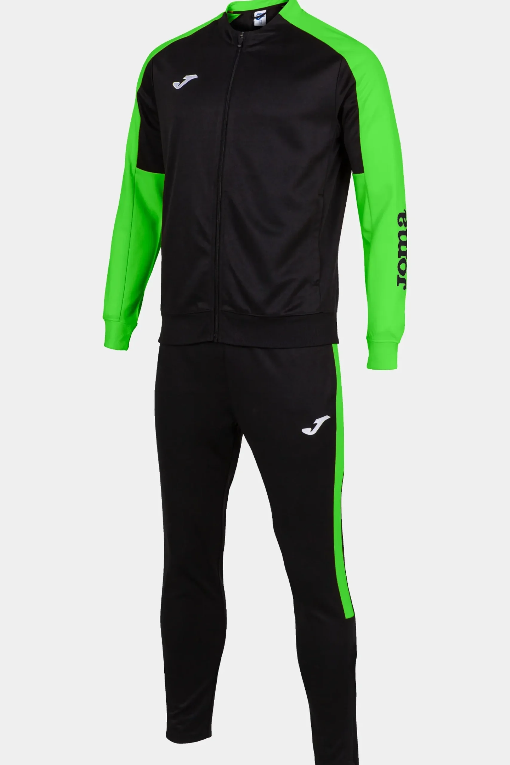 Fato De Treino Eco Championship Preto E Verde Fluorescente Joma