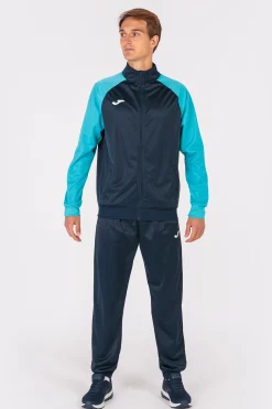Fato De Treino Joma Academy IV Azul Marinho Azul-turquesa Fluorescente