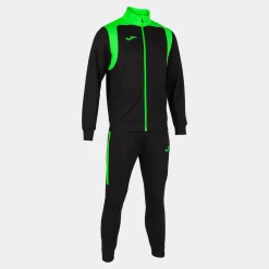 Fato De Treino Joma Championship V Preto Verde Fluorescente